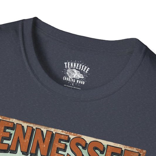 Bigfoot Believes in Real Tennessee Wood BBQ T-Shirt — Funny Grilling Gift