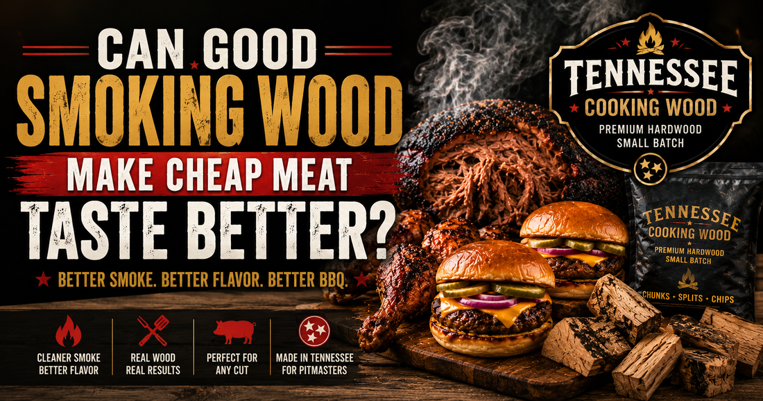 Smoked pulled pork burgers and chicken with Tennessee Cooking Wood premium hardwood smoking wood