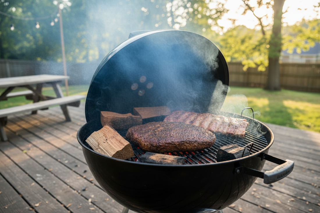 How to Use Wood Chunks in a Charcoal Grill (Step-By-Step Guide)