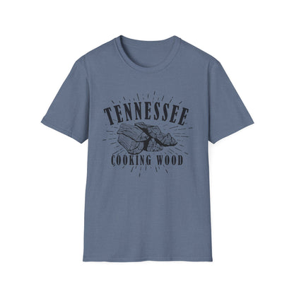 Tennessee Cooking Wood Vintage Logo T-Shirt