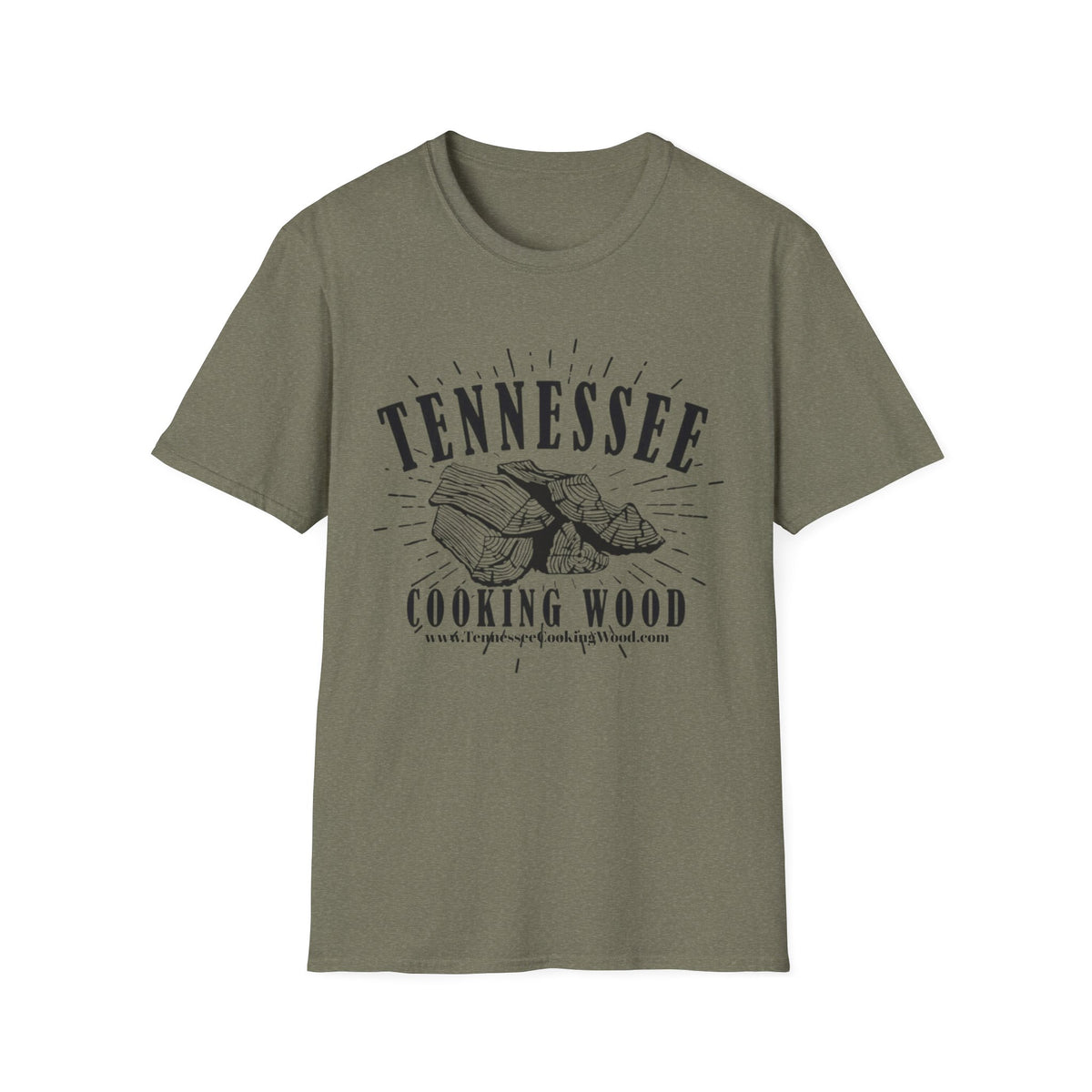 Tennessee Cooking Wood Vintage Logo T-Shirt