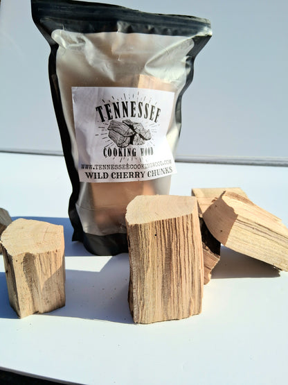The Cherry Sixer - Tennessee Wild Cherry BBQ Cooking Wood Chunk 6 pack