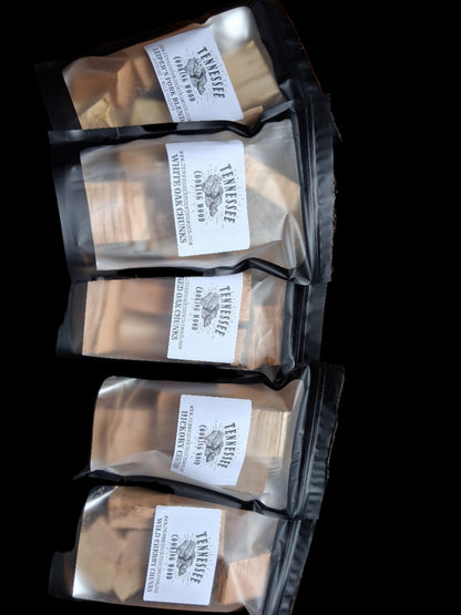 Smoking Wood Chunk Sampler Box – 4 Flavor Pack for Smoking & Grilling | Tennessee Cooking Wood