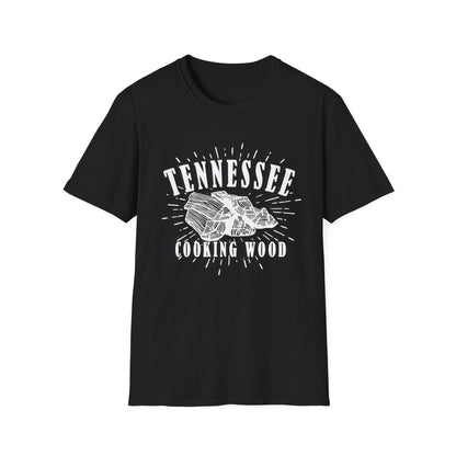 Tennessee Cooking Wood Vintage Logo T-Shirt