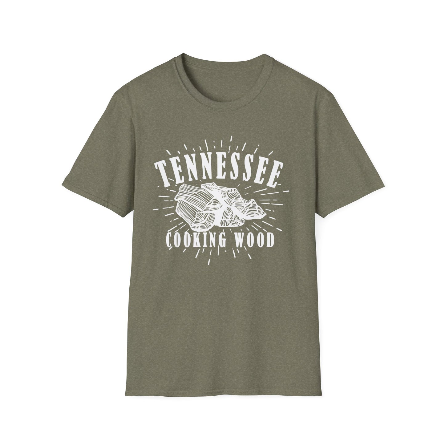 Tennessee Cooking Wood Vintage Logo T-Shirt