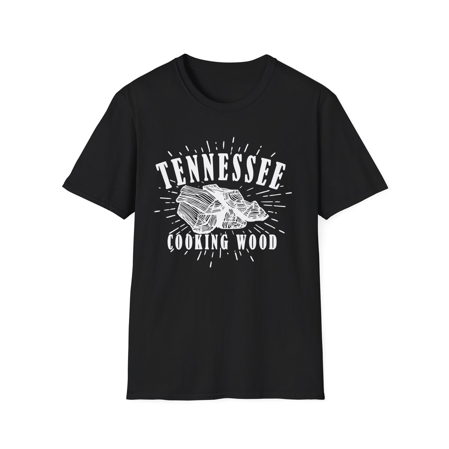 Tennessee Cooking Wood Vintage Logo T-Shirt