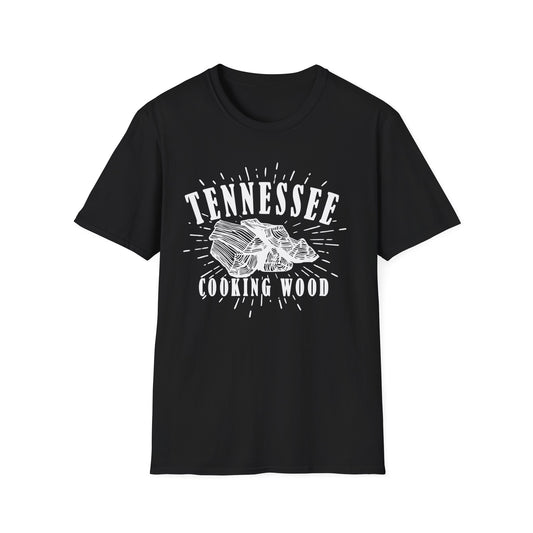 Tennessee Cooking Wood Vintage Logo T-Shirt