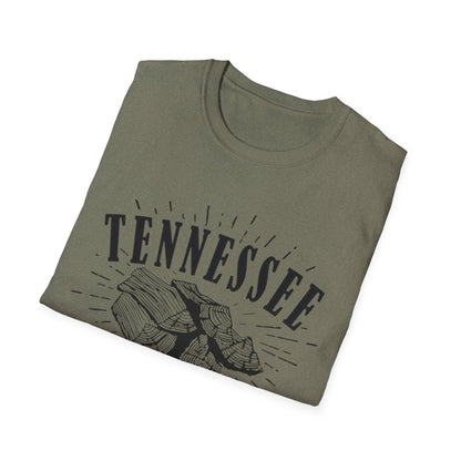 Tennessee Cooking Wood Vintage Logo T-Shirt