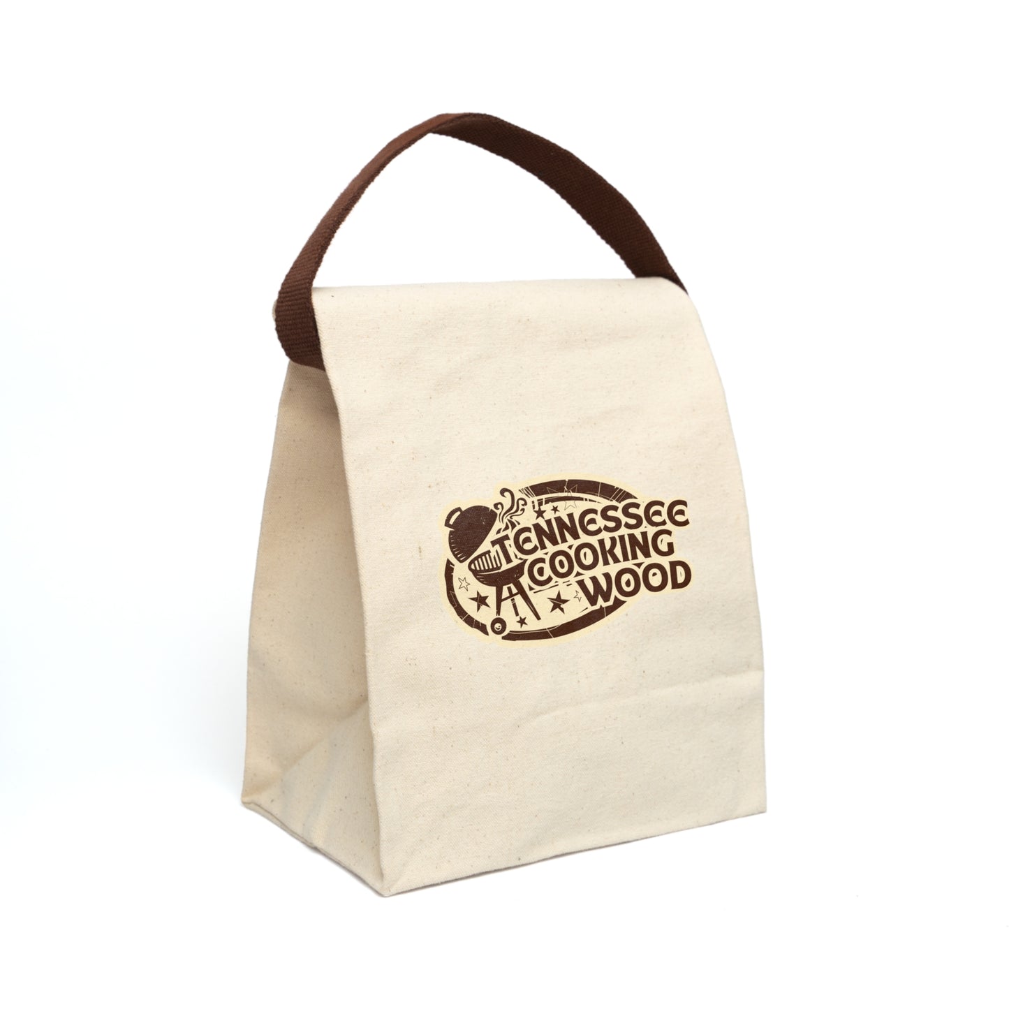 Tennessee Cooking Wood Canvas Lunch Bag with Strap