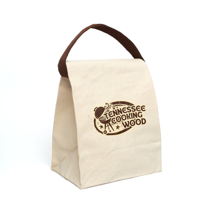 Tennessee Cooking Wood Canvas Lunch Bag with Strap