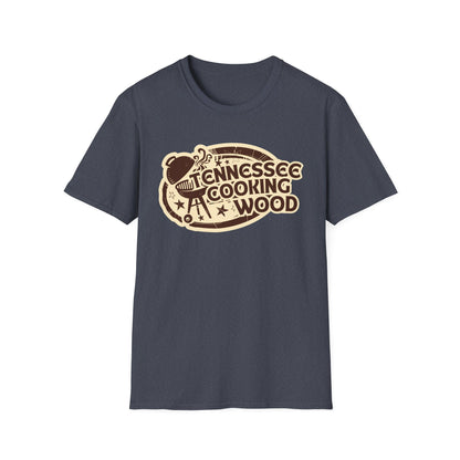Tennessee Cooking Wood Vintage Logo Grilling BBQ Unisex Tee