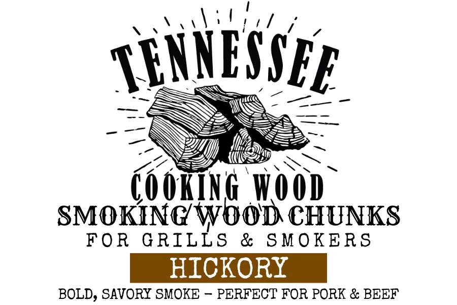 Hickory BBQ Wood Chunks | Kiln Heat-Treated | Tennessee Cooking Wood