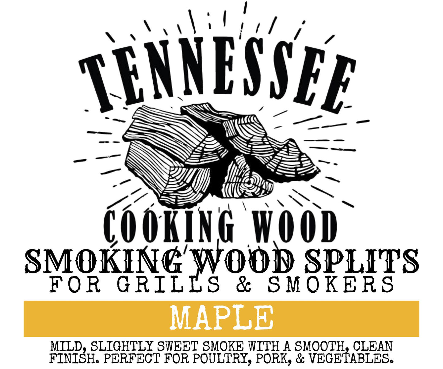 Premium Tennessee BBQ Wood Splits for Smokers, Grills & Fire Pits