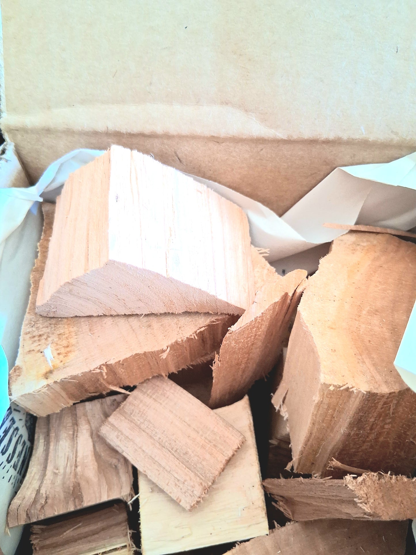 Cooking Wood Chunks - for BBQs, Grills & Smokers 5 lb. Box