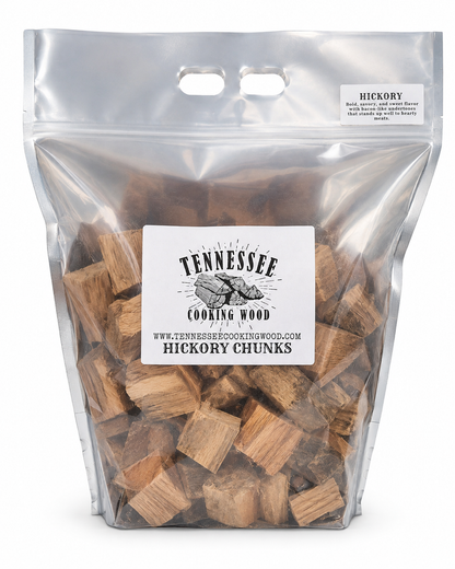 Premium Tennessee BBQ Wood Chunks for Smokers, Grills & Fire Pits