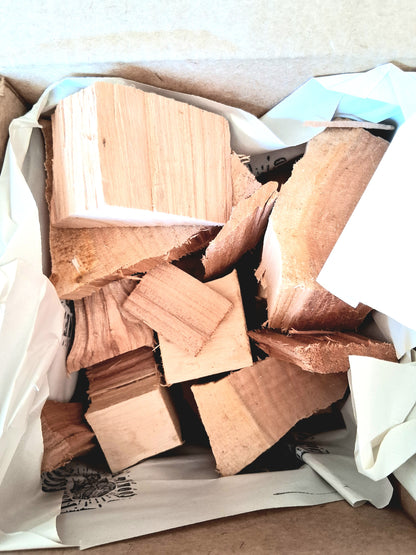 Cooking Wood Chunks - for BBQs, Grills & Smokers 10 lb Box