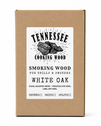 White Oak BBQ Wood Chunks | Kiln Heat-Treated | Tennessee Cooking Wood